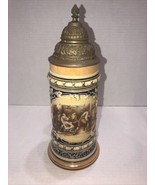 Vintage German Beer Stein J.G : Special 18 Lidded - $47.03