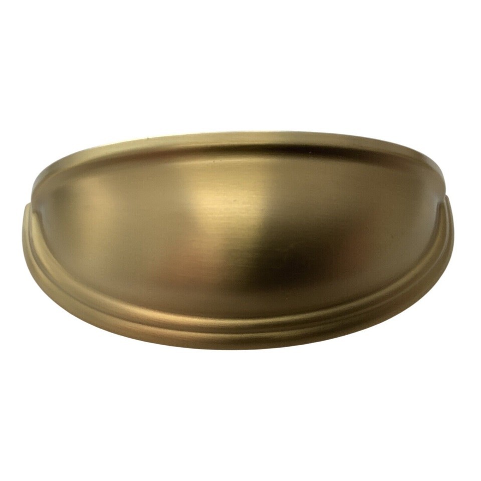 Amerock BP36640BBZ Ashby 4 inch & 3 inch C-C Cup Pull - Golden Champagne - $12.90