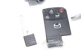 09-11 Mazda RX-8 Ignition Switch W/ Remote Key Fob &amp; Lock Cylinders Set Q7235 - £218.04 GBP