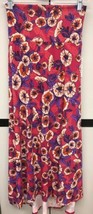 NEW LuLaRoe 2.0 Medium Hot Pink Purple Blush Hawaiian Floral Maxi Skirt ... - £34.41 GBP