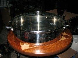 Wolfgang Puck Bistro Collection 11&quot; Casserole Pan 18/10 Stainless Steel &amp; Lid - £54.50 GBP