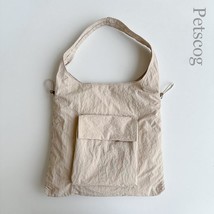 Simple Design Women&#39;s Shoulder Bag Nylon Large Capacity Drawstring Portable Hand - £27.90 GBP