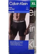 CK Mens Boxer Shorts 3 Pack Black Grey Trunks Calvin Klein Underwear Bri... - $30.69