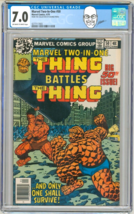 George Perez Pedigree Collection ~ CGC 7.0 Marvel Two-in-One #50 Pérez Cover Art - $98.99