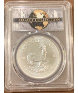 2018- South Africa Krugerrand Silver- PCGS- MS70- FDOI- Magnum Opus- Pop 19 - £141.84 GBP