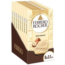 Ferrero Rocher Premium Chocolate Bars White Chocolate Hazelnut Individua... - £35.98 GBP