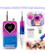 Professional 35000RPM Rechargeable Electric Nail Drill Machine Manicure ... - $1,884.61 MXN