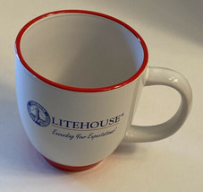 LITEHOUSE Dressing Peace on Earth 2001 Coffee Cup Mug - £15.94 GBP