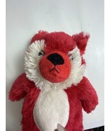 Vintage World Plush Teddy Bear Stuffed Animal Red White 14” - $22.36