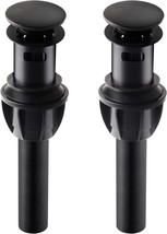 Hibbent 2 Pack Push And Seal Pop Up Drain Stopper With, Oil Rubbed Bronze - £28.31 GBP