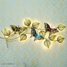 Metal Wall Art Three Butterfry Led Wall Panel - £58.23 GBP