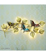 Metal Wall Art Three Butterfry Led Wall Panel - $1,414.91 MXN