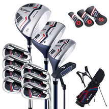 11 Pieces Complete Golf Club Package Set-Blue - Color: Blue - €359,08 EUR