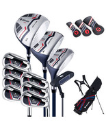 11 Pieces Complete Golf Club Package Set-Blue - Color: Blue - €359,08 EUR
