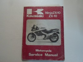 1988 1989 1990 Kawasaki NinjaZX-10 ZX-10 Motorcycle Service Shop Repair Manual - £51.40 GBP