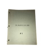 Vintage &quot;The Hollow of His Hand&quot; TV Script by Gilbert Ralston - £354.82 GBP