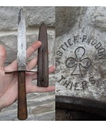 WW1 WW2 rare antique military fighting dagger knife sheath FRENCH ASTIER... - £313.24 GBP