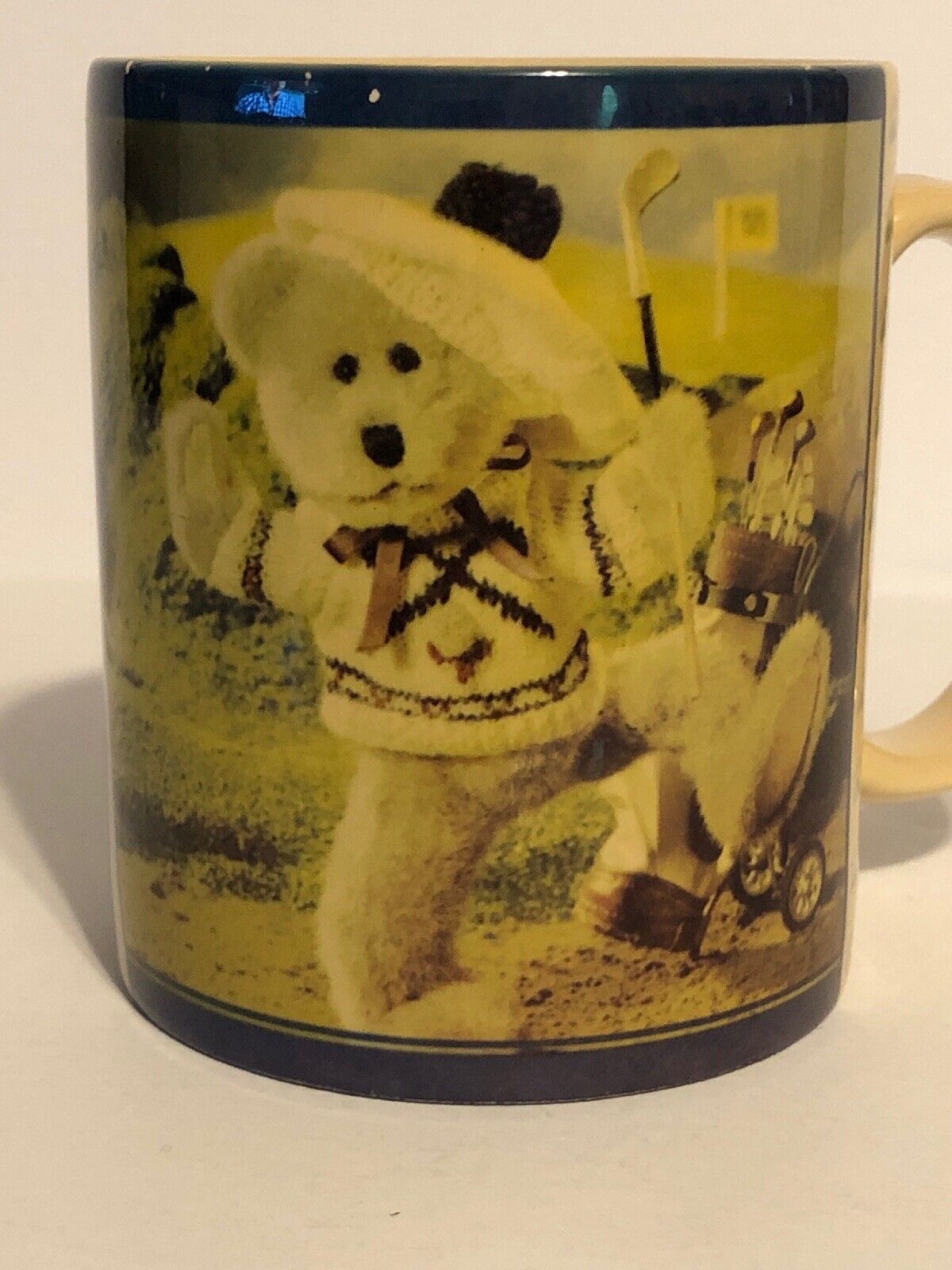 Vintage Boyds Bears &amp; Friends Collection Golfing Mug Coffee Tea Cup NOS - $8.96