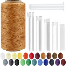 Leather Upholstery Sewing Waxed Thread PLANTIONAL 218 Yards 210D Wax Str... - $15.37