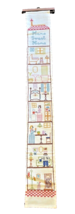Wall Hanging Runner Home Sweet Home Needlework Embroidery Handcrafted Vintage - £19.74 GBP