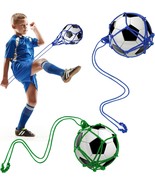 2 Pcs Solo Soccer Ball Net Soccer Training Equipment Soccer Practice Kic... - $18.80