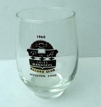Chevrolet  P and A Sales Managers Record Club Highball Glass Houston Zone 1960 - £21.75 GBP