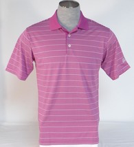 Adidas Golf ClimaLite Pink Stripe Short Sleeve Polo Shirt Men's NWT - $69.99
