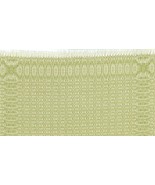 Artisan Handwoven Mini Rug/Table Mat 10.25&quot; x 12&quot; Kelp #32, Rayon - £70.95 GBP