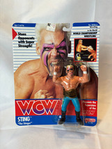 1990 Galoob Wcw Sting "The Stinger" Action Figure In Factory Sealed Blister Pack - $197.95