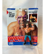 1990 Galoob WCW STING &quot;THE STINGER&quot; Action Figure In Factory Sealed Blis... - £155.67 GBP