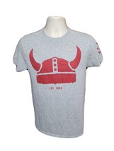 2019 Warrior Dash Finisher 10th Anniversary Tour Adult Small Gray TShirt - £11.69 GBP