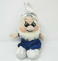 9&quot; Disney Winter Wonderland Snow White Doc Blue Stuffed Animal Plush Toy Doll - £26.15 GBP