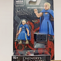 Mega Construx Daenerys Targaryen Figure Game Of Thrones Black Series 14pc New - £9.00 GBP