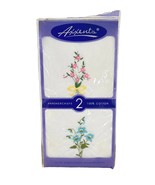 Axxents Womens Handkerchiefs 100% Cotton Hankies Pocket Embroidered Flow... - $11.02