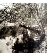 Saco Landscape And Damariscotta Forest Falls Maine 1924 Gravure Print DWT8B - €17,28 EUR