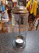 Vtg. Gemco  Barber Comb /Straw Dispenser. 11&quot; Tall Heavy Glass Metal Top... - $470.96 MXN