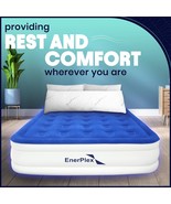 EnerPlex Queen Air Mattress with Built-in Pump - 16&quot; Double Height Queen... - £51.14 GBP