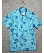 Chubbies Mens Stay Palm Performance Polo Golf Shirt Hawaiian M Vacation ... - $36.88