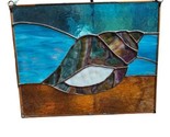 Sea Shell Stained Glass Suncatcher 12&quot;x9.5&quot; - £13.75 GBP