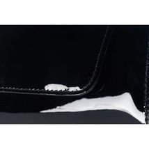 The Ege Black Patent Leather Clutch image 2