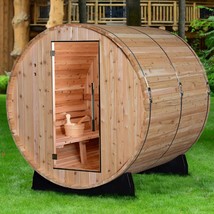 Sauna Outdoor Home Personal Barrel Saunas Exterior Steam Backyard Diy 4 Person ~ - £4,646.64 GBP