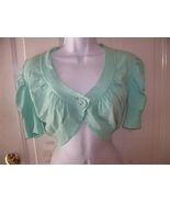 Take Out Seaisle Green Mid Waist Sweater Size L Women&#39;s NEW - €19,70 EUR
