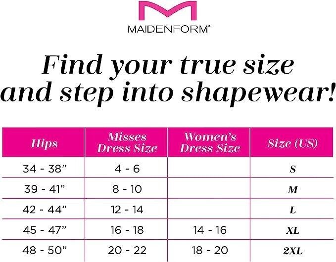 Maidenform Women's Minimizing Hi-Waist Shapewear 2107, Beige