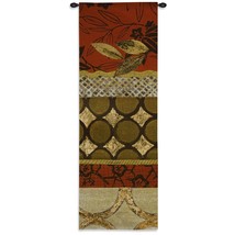 62x21 AUTUMN FUSION II Fall Leaves Geometric Art Tapestry Wall Hanging - £129.20 GBP