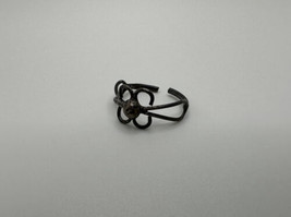 Vintage Adjustable Sterling Silver Flower Ring / Toe - £11.92 GBP