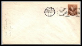 1938 US Cover - Bethlehem, Pennsylvania - Missing Address L12 - $2.96