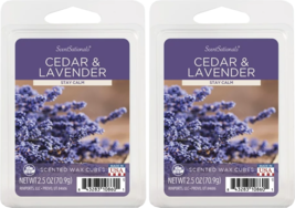 Scentsational Scented Wax Cubes 2.5oz 2-Pack (Cedar and Lavender) - £8.75 GBP