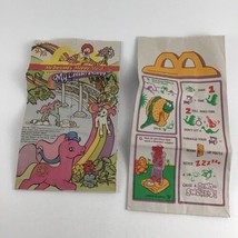 McDonalds Happy Meal Bags My Little Pony McDino Changeables Collectible ... - £23.70 GBP