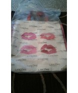 Lancome Lips Kisses Large Canvas Tote Bag 16&quot; x 14&quot;  New in Plastic Bag - €10,73 EUR