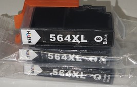 564XL Replacement Ink Cartridges Combo Pack | Black - (3) Cartridges - £5.38 GBP